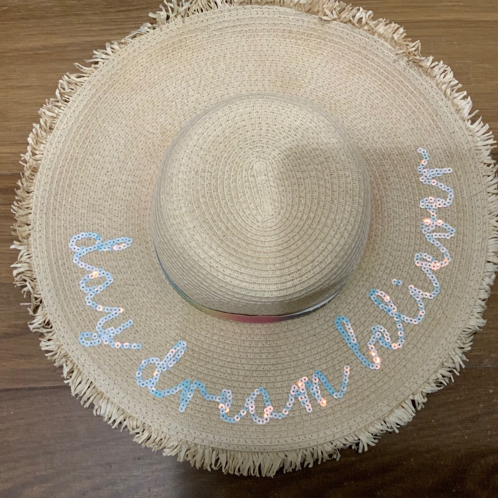 Summer Straw Hat — Day Dream Believer Size 6-14
